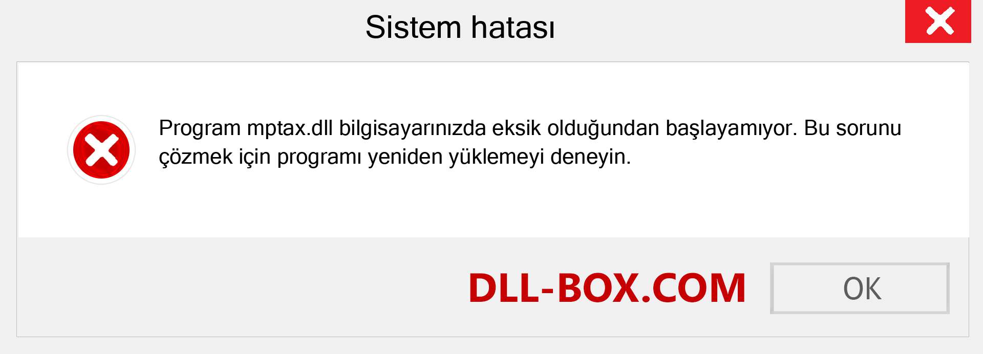 mptax.dll dosyası eksik mi? Windows 7, 8, 10 için İndirin - Windows'ta mptax dll Eksik Hatasını Düzeltin, fotoğraflar, resimler